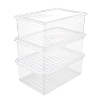 keeeper Box Contenitore con Sistema di Ventilazione, Confezione da 3 Pezzi