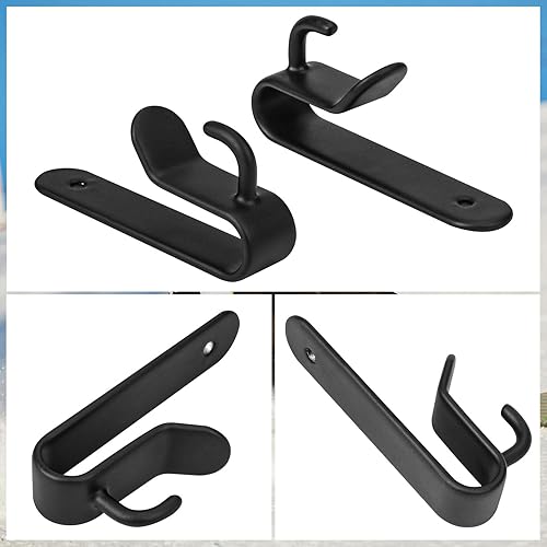 Miniatura 15 de Clips de montaje en pared para snowboard, soporte de pared horizontal para patineta, soporte de exhibición de snowboard para habitación, garaje 4