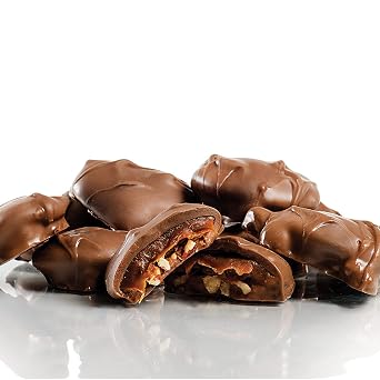 Sanders Milk Chocolate Sea Salt Pecan Cluster - 7 oz Pouch (Pack of 6)