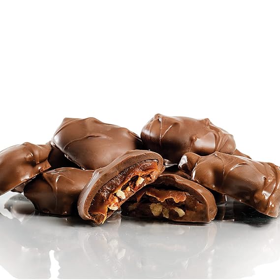 Sanders Milk Chocolate Sea Salt Pecan Cluster - 7 oz Pouch (Pack of 6)
