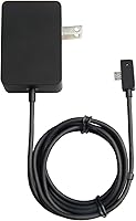 Vista 1 de Surface 3 Charger 13W 5.2V 2.5A AC Power Adapter Charger Cord Replacement for Microsoft Surface 3, Model 1623 1624 1645 Tablet with USB Charging
