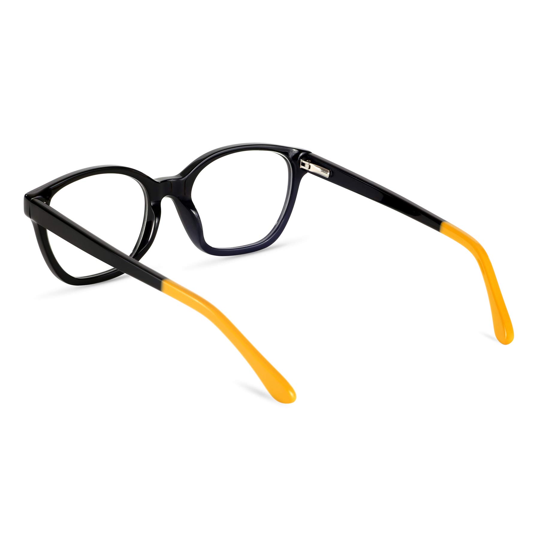 Gafas infantiles con protección contra la luz azul, sin graduación, protección UV400, unisex, para niños y niñas, lentes intercambiables, material robusto, modelo Zebra
