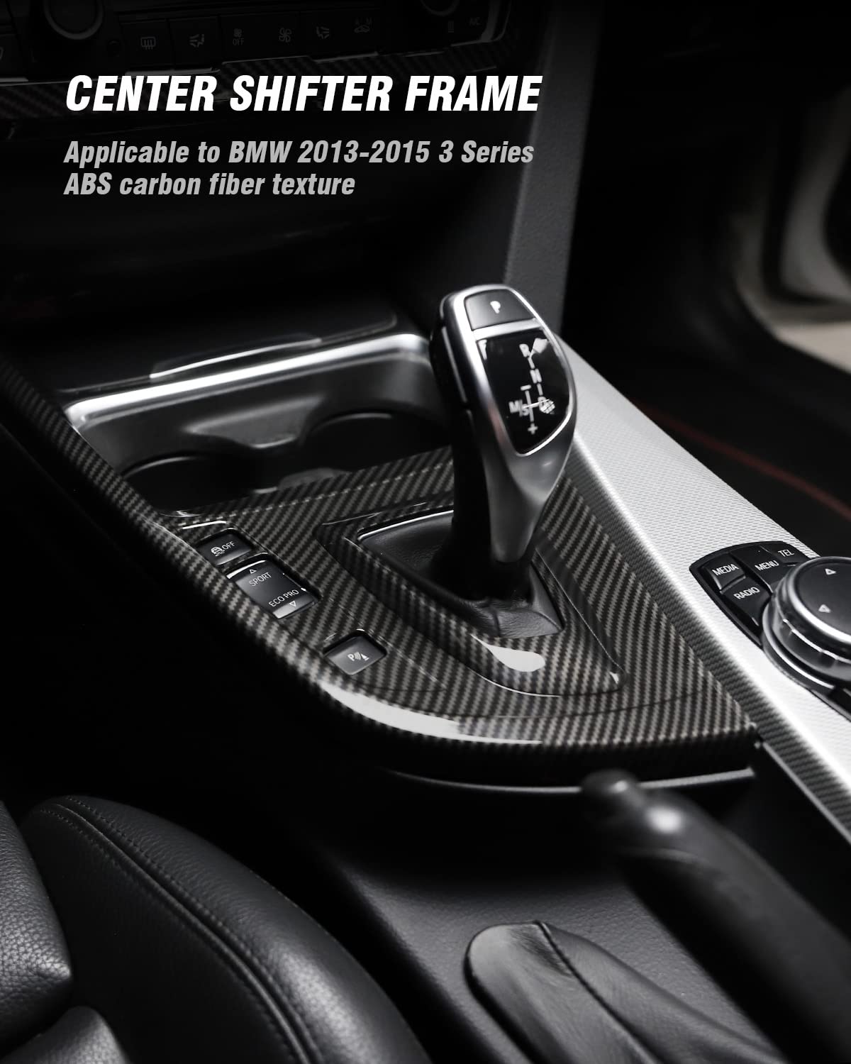 Adesivo In Fibra Di Carbonio Per Pomello Cambio BMW - Compatibile Con Serie 3, 5, 7, X3-X6 - Foto 9