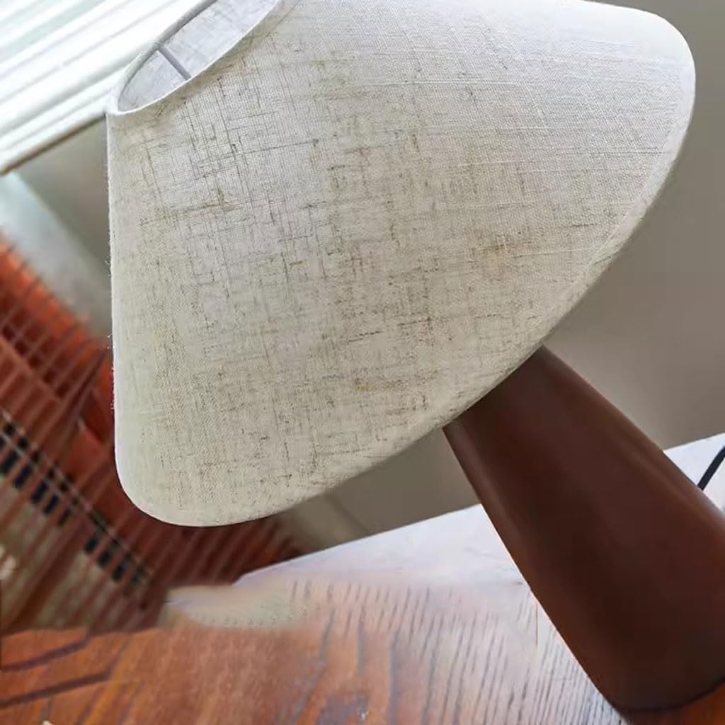 Dekoracyjna lampa stołowa obok łóżka retro z litego drewna średniowieczna lampa stołowa sypialnia lampka nocna nauka lampa dekoracyjna współczesna lampa dekoracyjna do domu