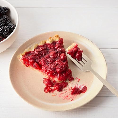 Miniatura 5 de Juego de vajilla de paja de trigo, 32 piezas, apto para microondas y lavavajillas, vajilla irrompible, vajilla reutilizable, platos ligeros para