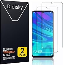 Didisky Tempered Glass Screen Protector for Huawei P Smart 2019/2020 / P Smart Plus 2019/ Honor 10 Lite, [ 2 Pack ] Anti Scratch, 9H Hardness, No Bubbles, High Definition, Easy To Apply, Case Friendly