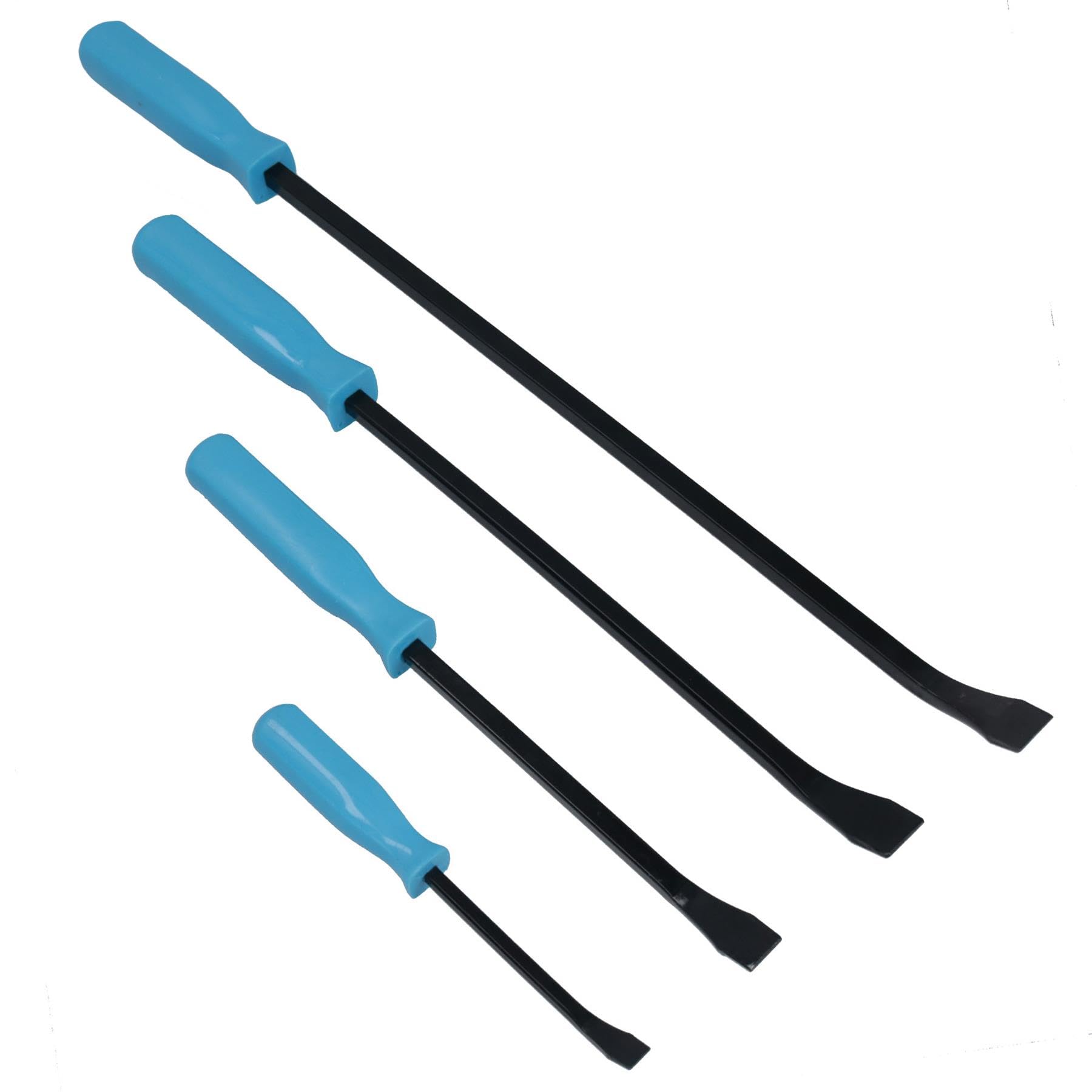 B&Q -  4Pc Pry Bar Crow Bar Wrecking Moving Bar Lever Puller Set 180mm575mm