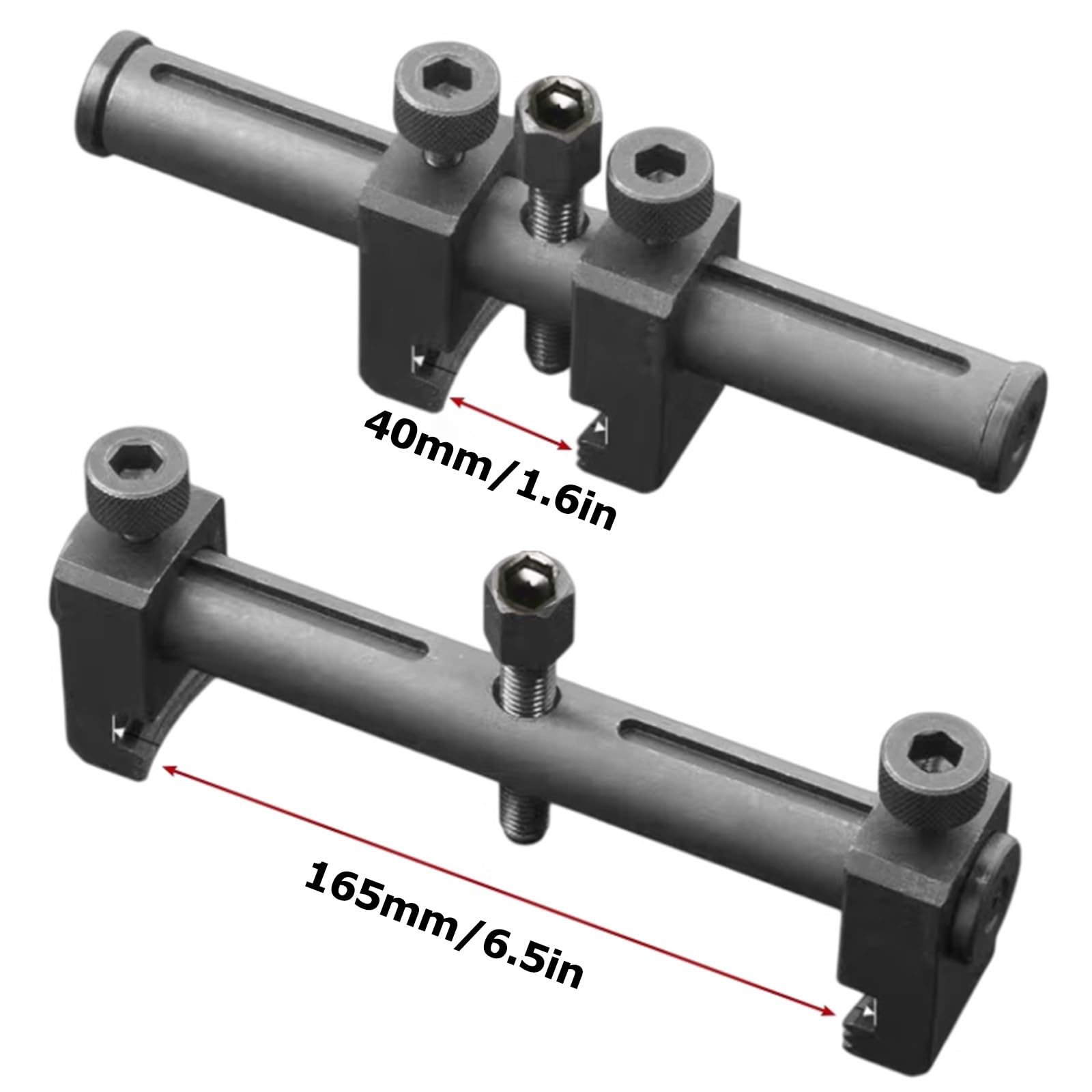 Estrattore for Cuscinetti Semplice, Strumento di Rimozione Della Puleggia Dell'albero Motore, Design Regolabile, Gamma Telescopica: 40-165 Mm / 1,6-6,5 Pollici(Style 4)