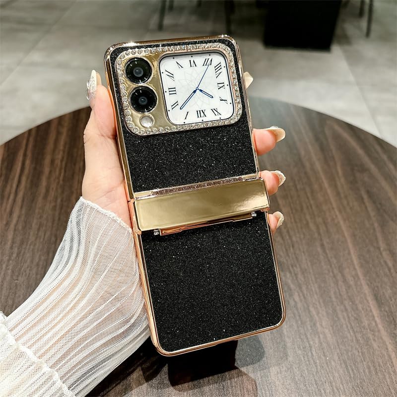 Coque Huawei Nova étui cuir brillant de luxe galvanisé