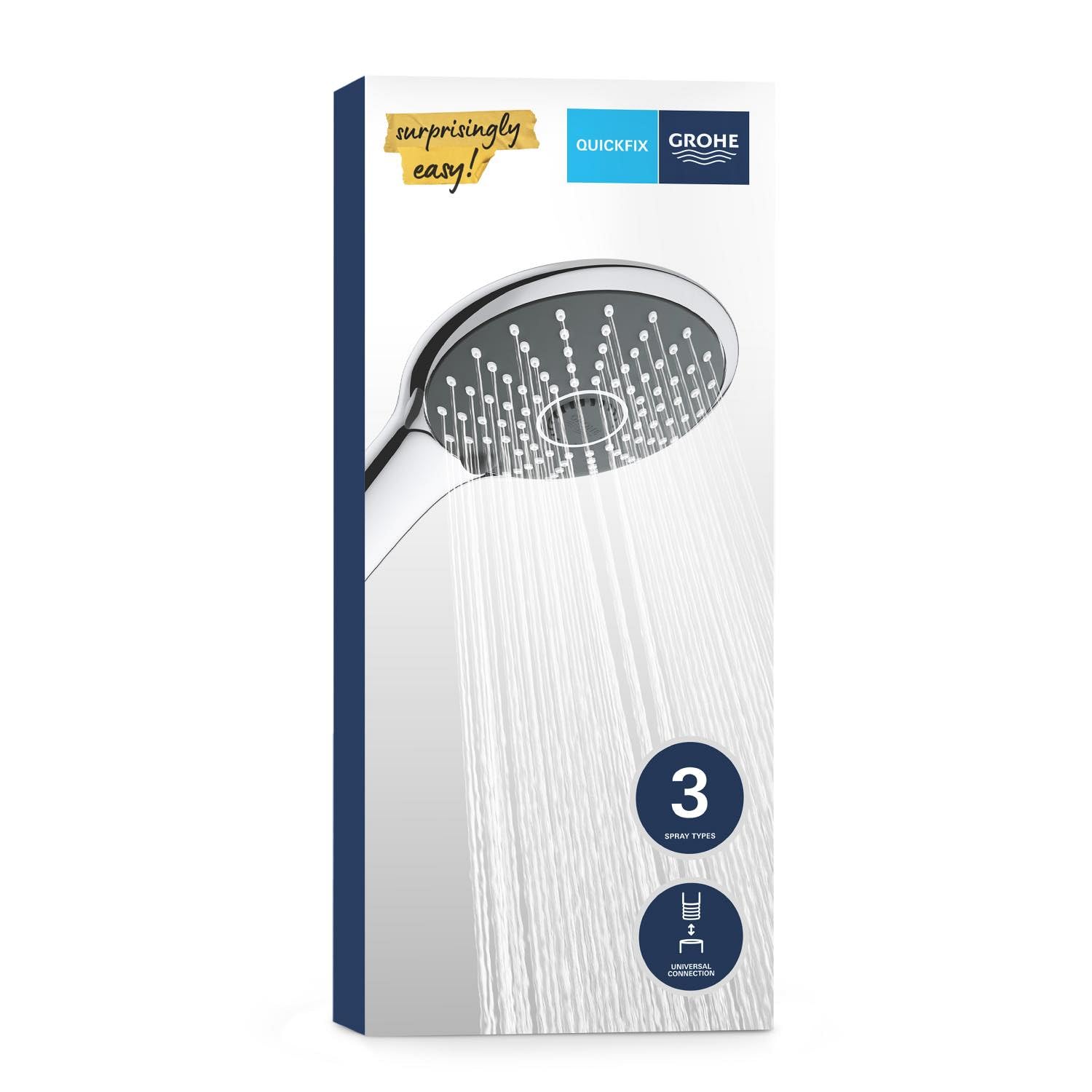 Grohe 27319000, Manopola Doccia a 2 Getti con Dimmer
