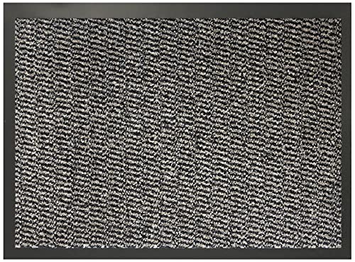 SrS Rugs® Indoor Door Mat - Heavy Duty Non Slip Barrier Mat Absorbent Washable Rubber Backed - Multipurpose Mat for Kitchen, Entryway, Hallway, Home Office (Beige, 40 x 60 cm)