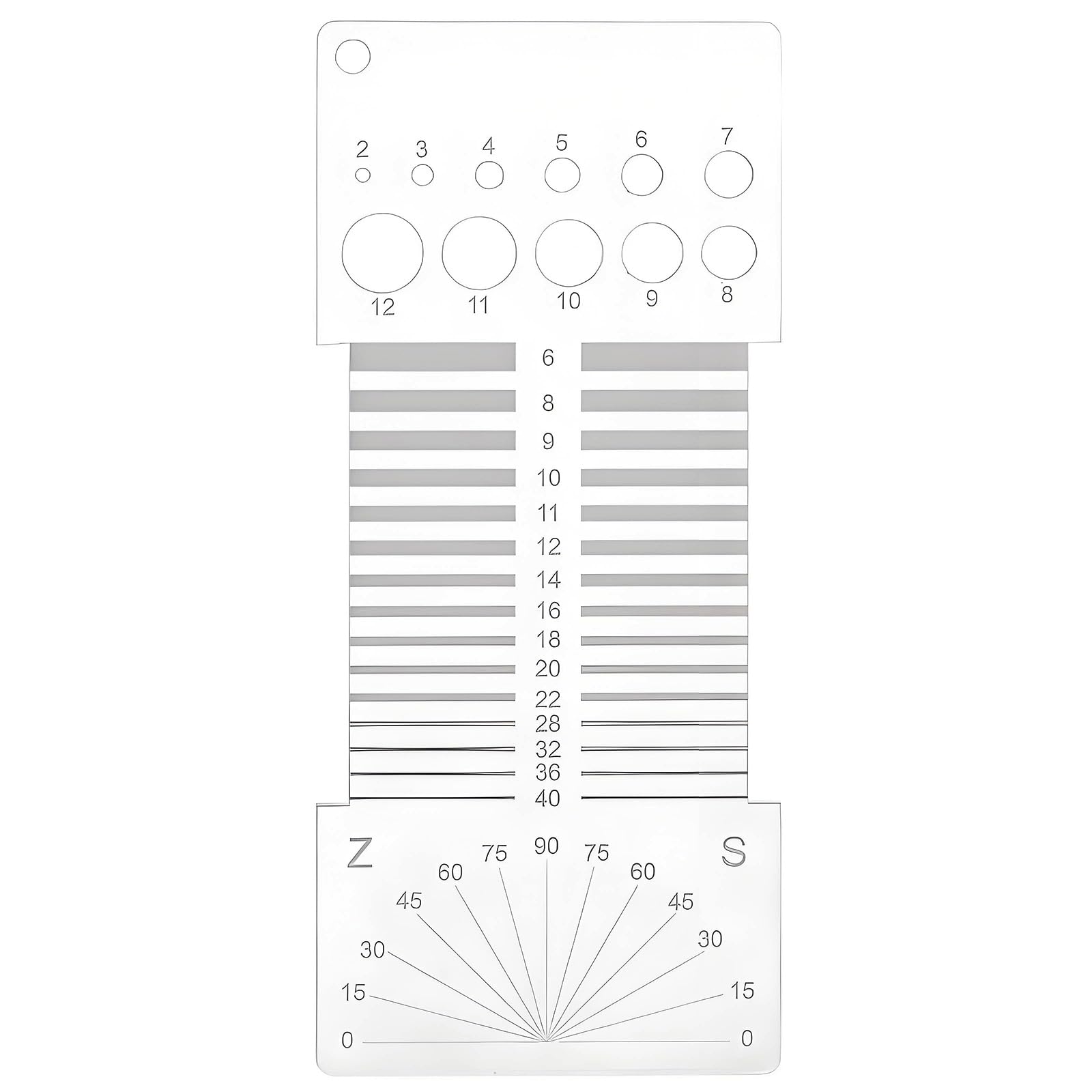 Msioytog Transparent Multipurpose Acrylic Measuring Ruler For Tailoring And Textiles Work Acrylic Sewing Ruler