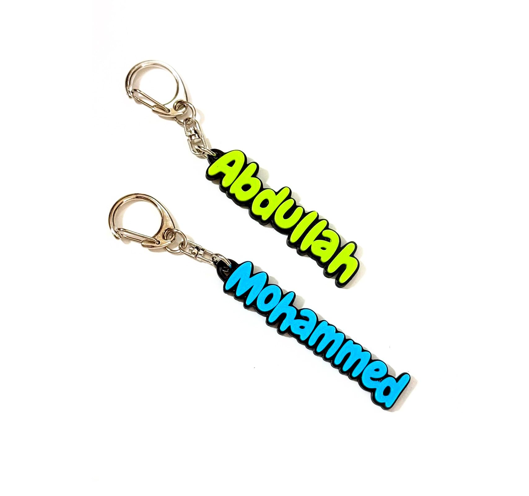 Customized 3D name Keychain with your name | Best use for office, Bag, home, bike keychain, gift, school bag keychain
