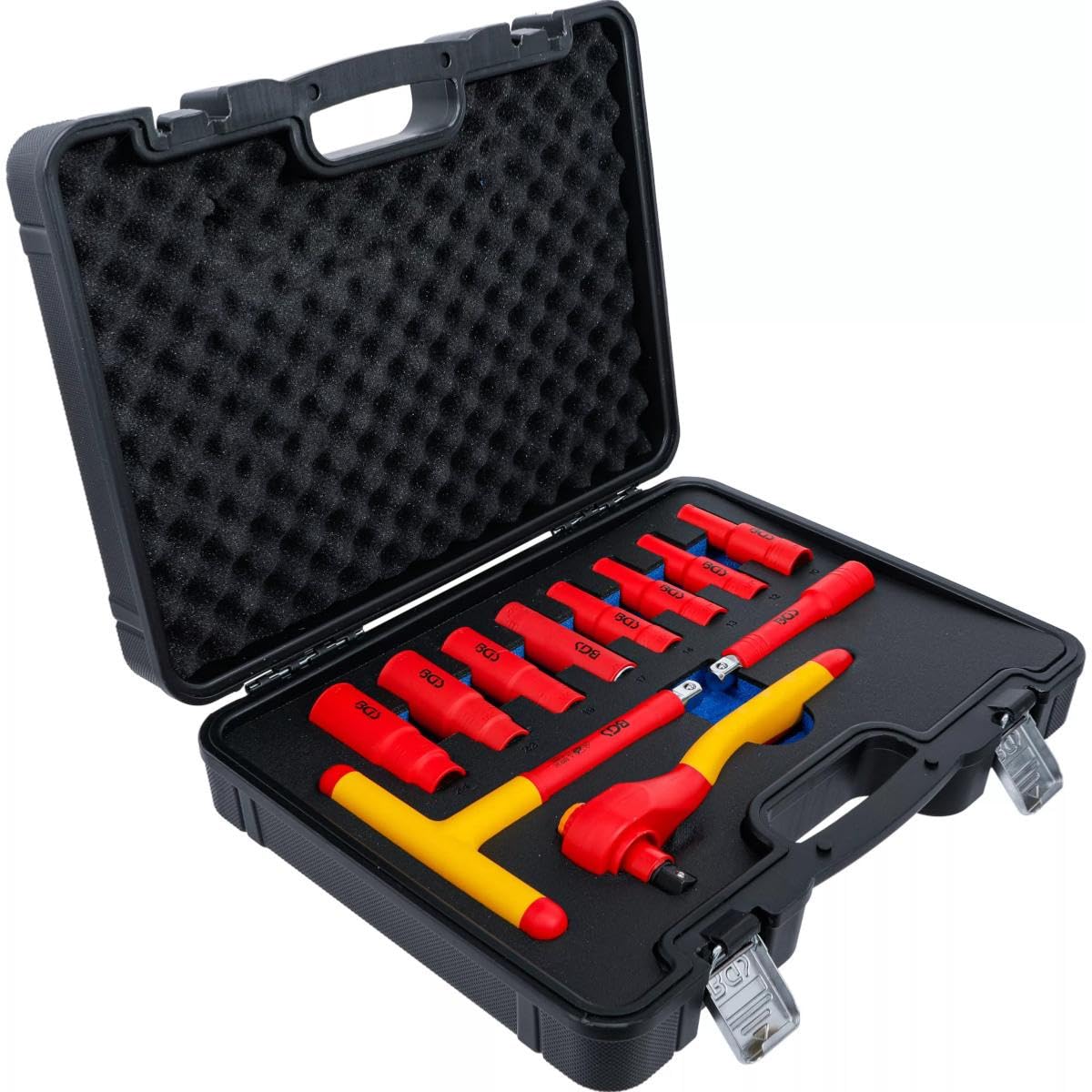 COFFRET 11 OUTILS ISOLES 1000V VDE DOUILLES CARRE 1/2