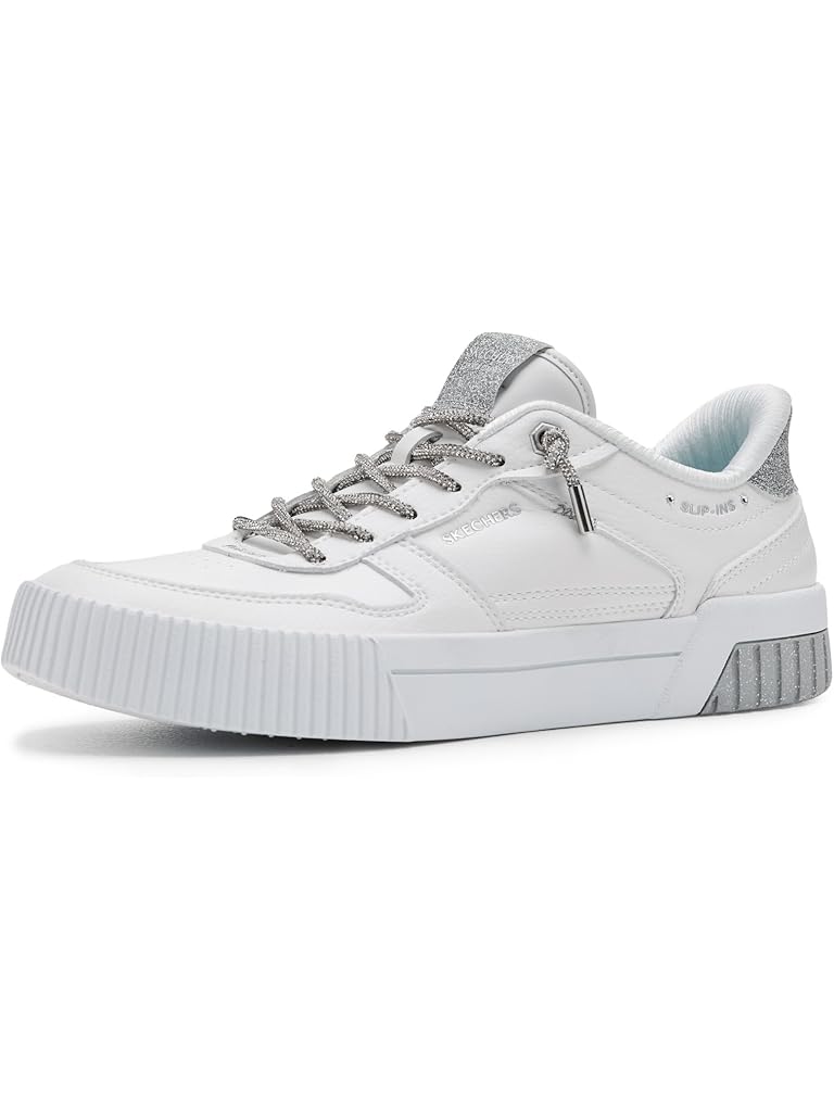 White SKECHERS Jade Radeant Reflections Hands Free Slip-ins