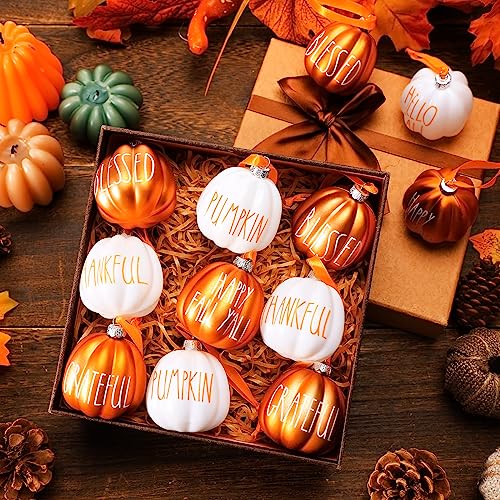 Farmhouse-Rustic-Pumpkin-Hanging-Ornaments-Autumn-Hanging-Tree-Decor-for-Fall-Thanksgiving-Christmas-18-Pcs Farmhouse Rustic Pumpkin Hanging Ornaments Autumn Hanging Tree Decor for Fall Thanksgiving Christmas 18 Pcs