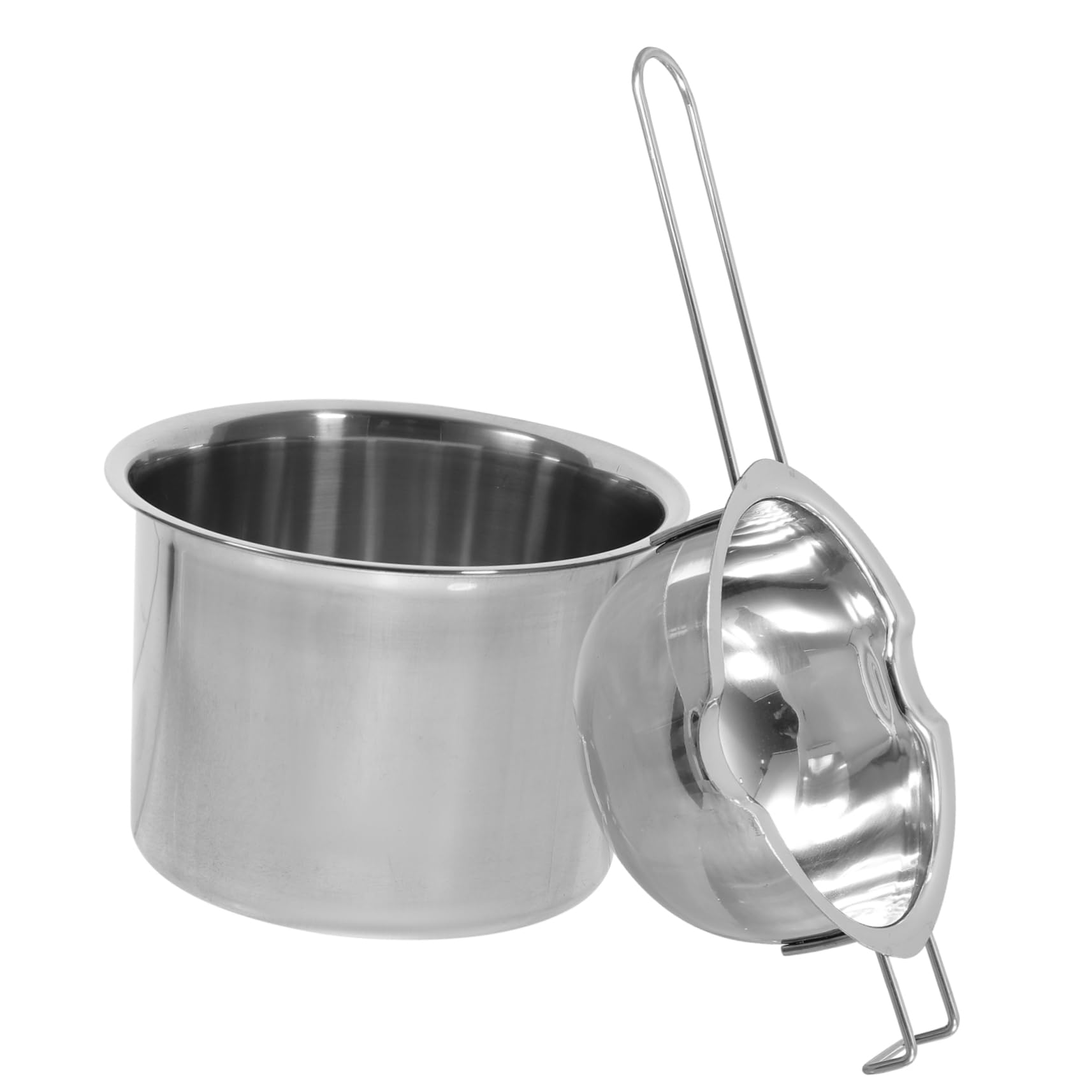 Cabilock Large Double Boiler Stainless Steel Melting Pot Chocolate Wax Melt Containers Double Boiler for Wax Melting