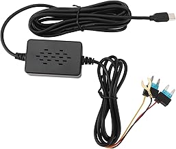 Dash Cam Hardwire Kit Type-C | 12V/24V to 5V Converter with Low Voltage Protection | Car Camera Power Adapter for Parking Mode
