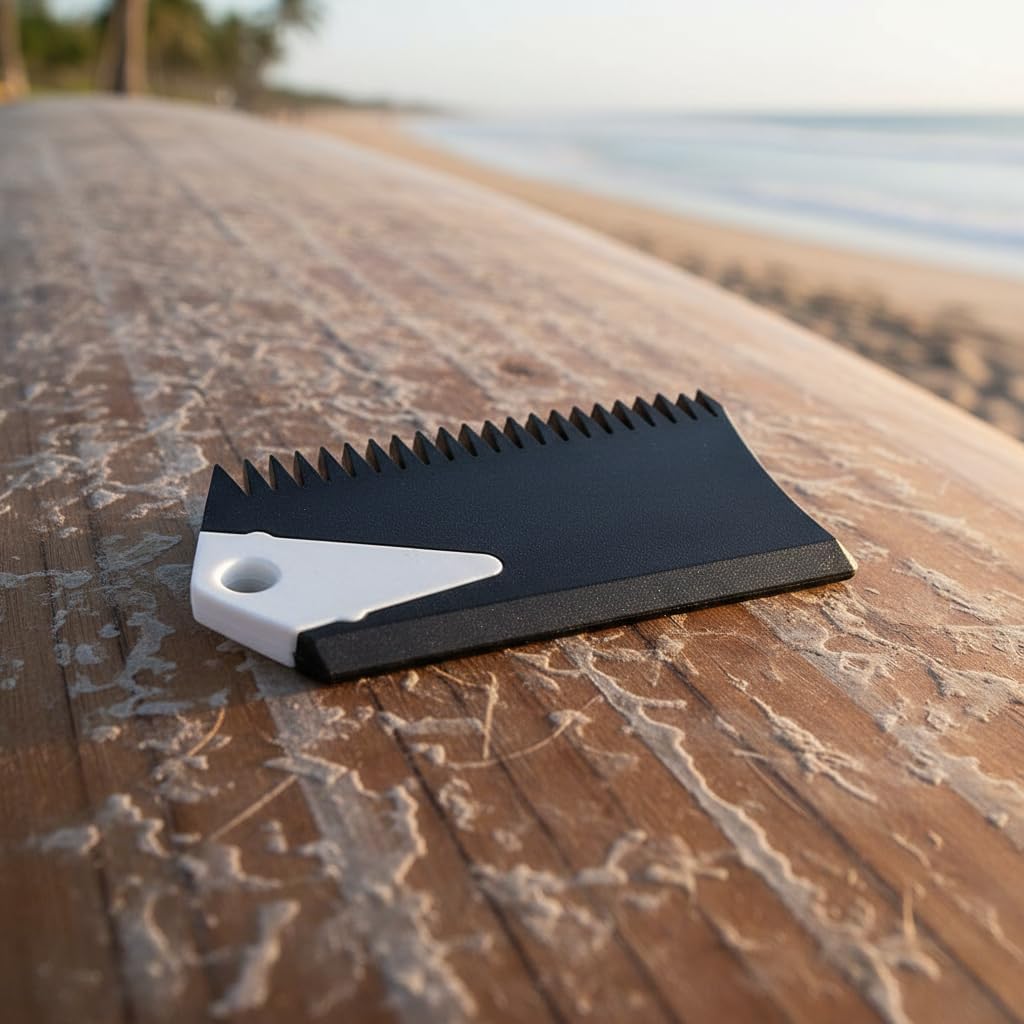 Alomejor Cera Tabla Surf,Quita Cera eficaz Herramienta Mantenimiento 2 Piezas PVC para surfistas Principiantes Profesionales Tablas Skimboard Longboard
