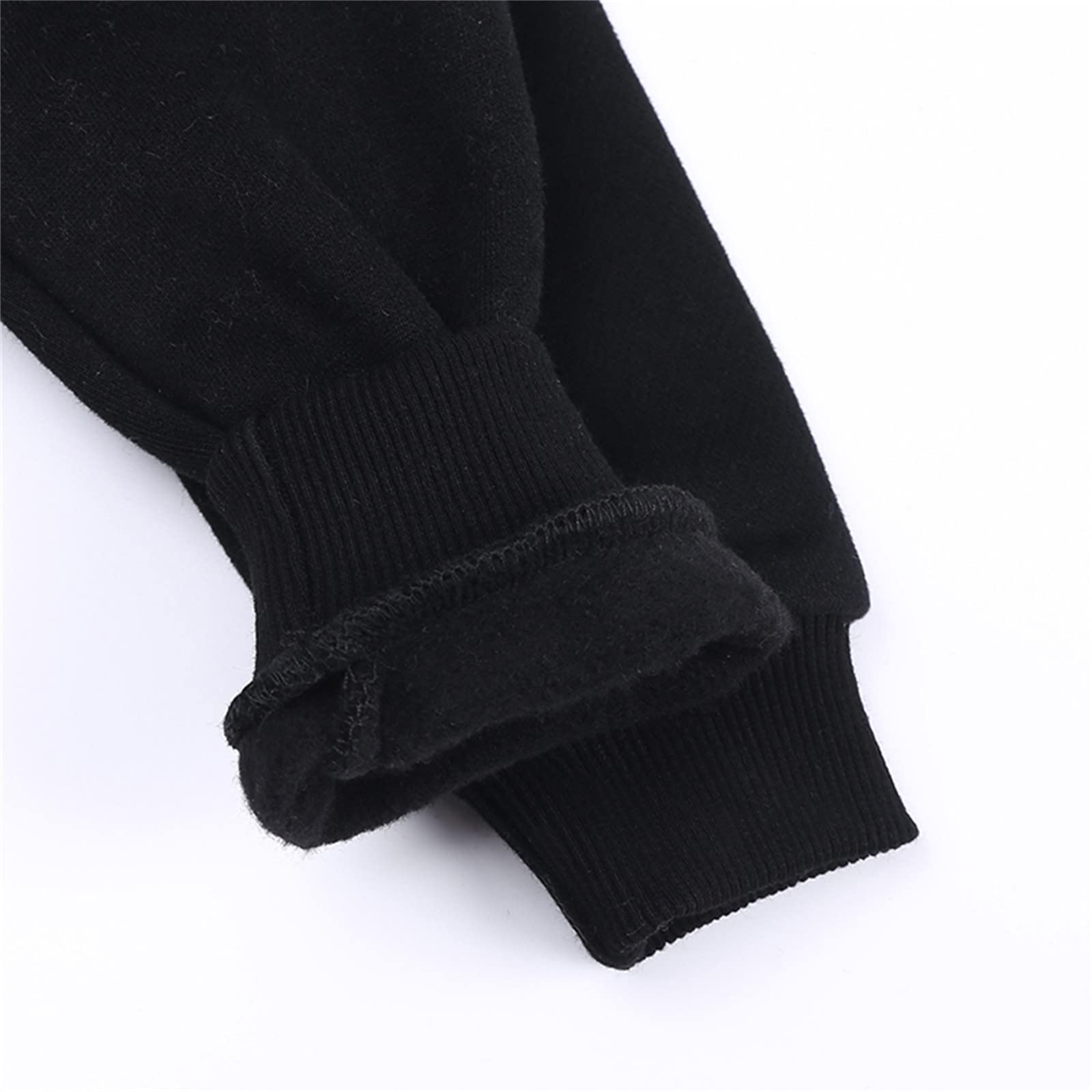 Felpa in Pile con Cappuccio Tinta Unita per Bambini, Neonati, Ragazzi e Ragazze, Pullover.