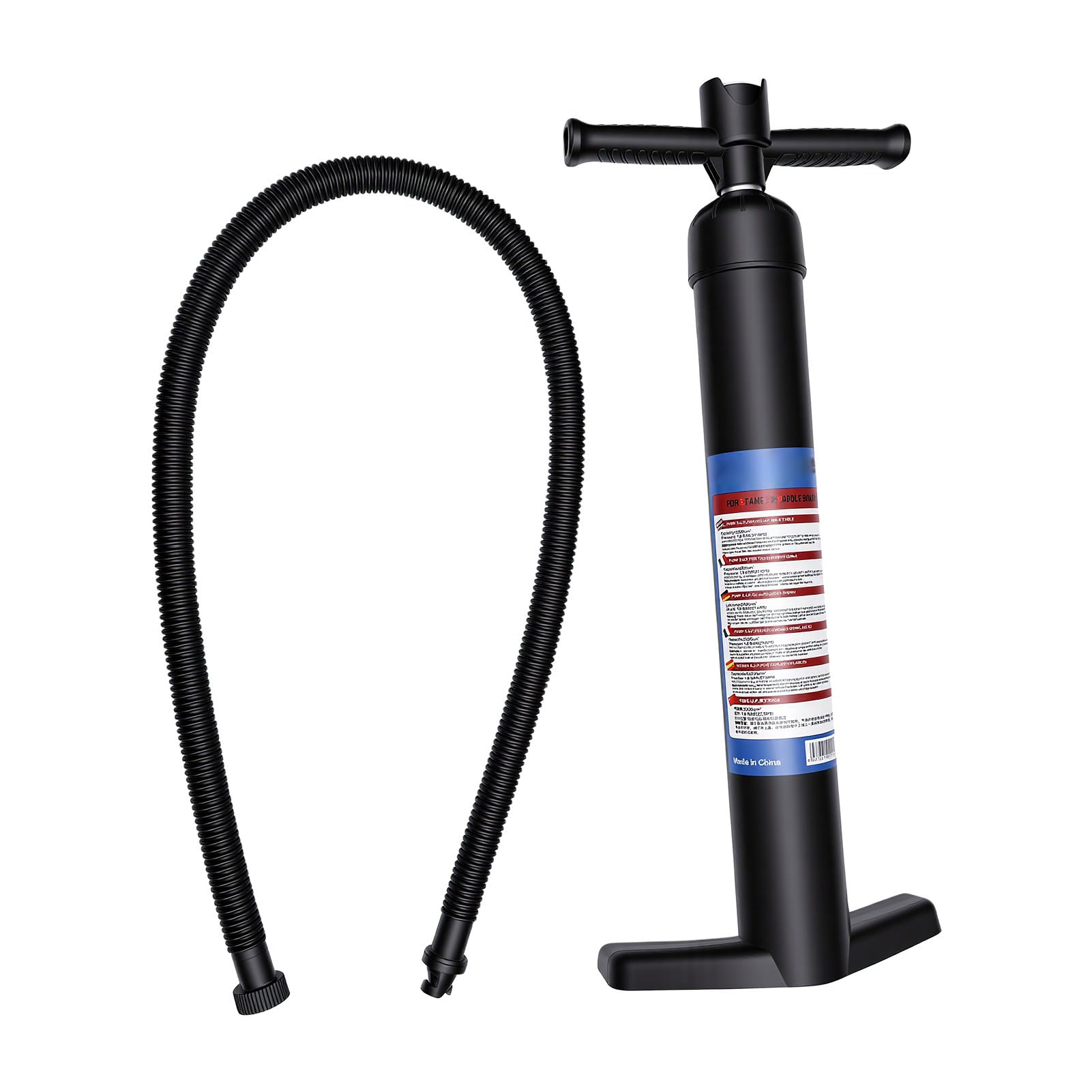 Hochdruck-Handpumpe mit Barometer 27,5 PSI für Aufblasbares Board