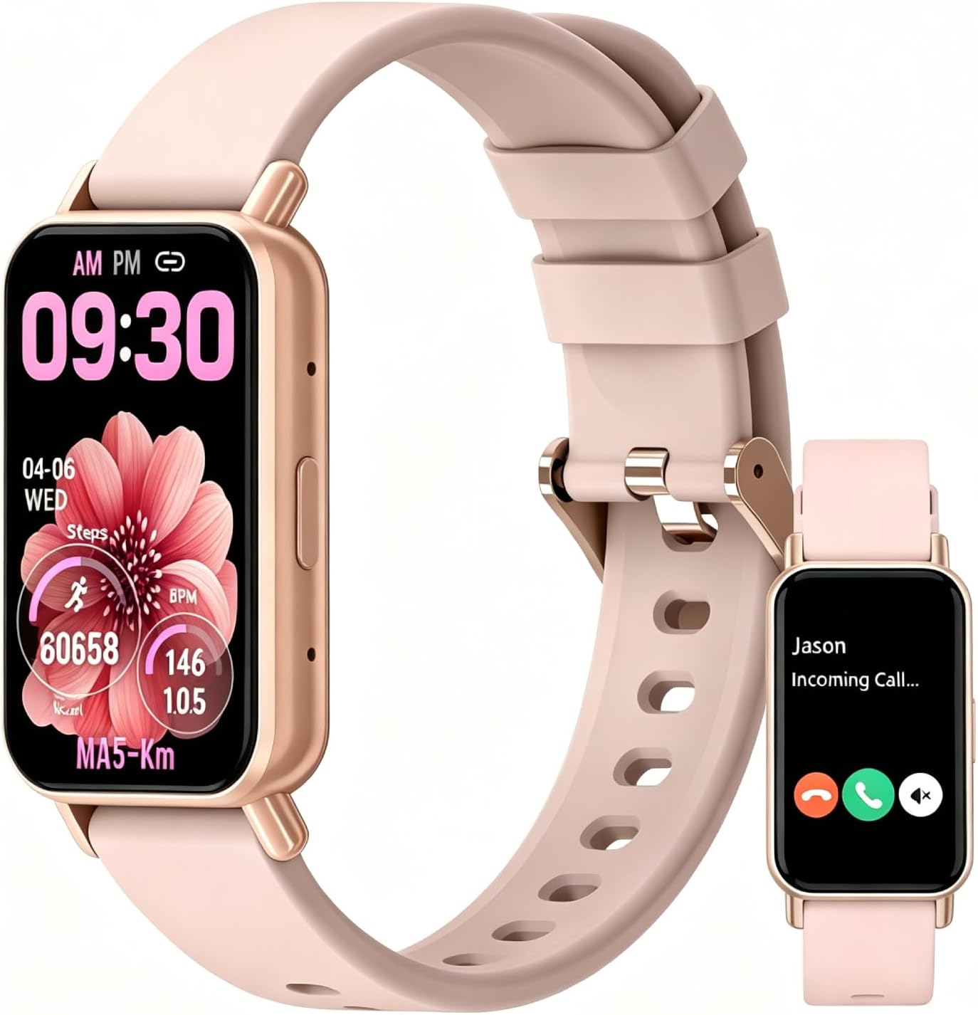 Fitness Tracker, Smart Watch for Men and Women(Answer/Make Calls), 1.45” HD Display & IP68 Waterproof,120+ Sport Modes with SpO2/Heart Rate/Sleep Monitor,Smartwatch Compatible Android iOS