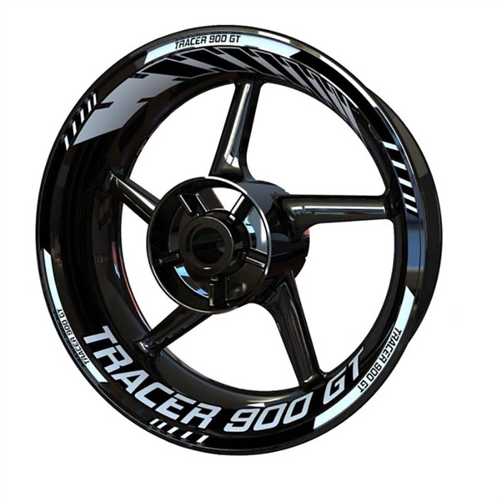 Motorcycle Accessories Wheel Sticker for Yamaha Tracer 9 900 7 Gt 9gt Motorbike Rim Decal Decorative(Color22)