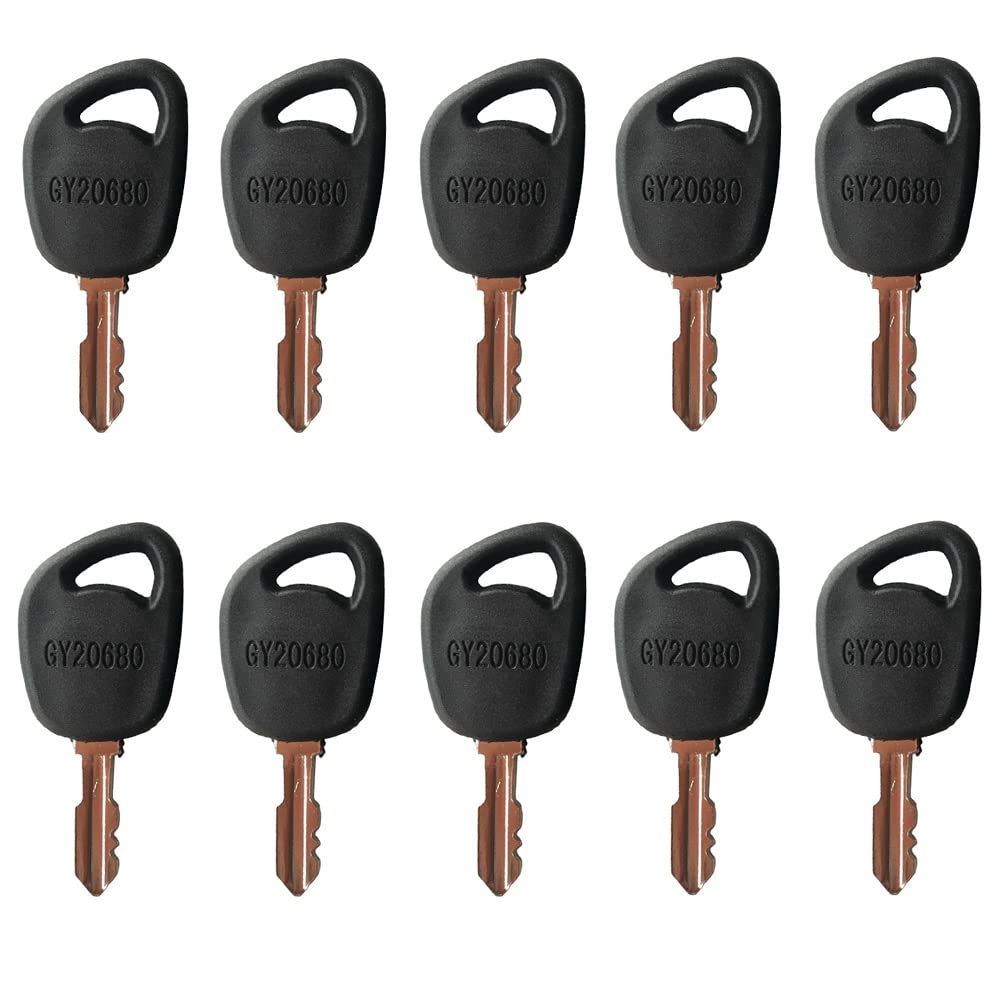 Firmusparts Lot De 2 Clés D'allumage 430-694 Compatibles Avec John Deere GY20680 LVA17264 AM123426 AM131946 Compatible Avec AYP 411932 140401 140102