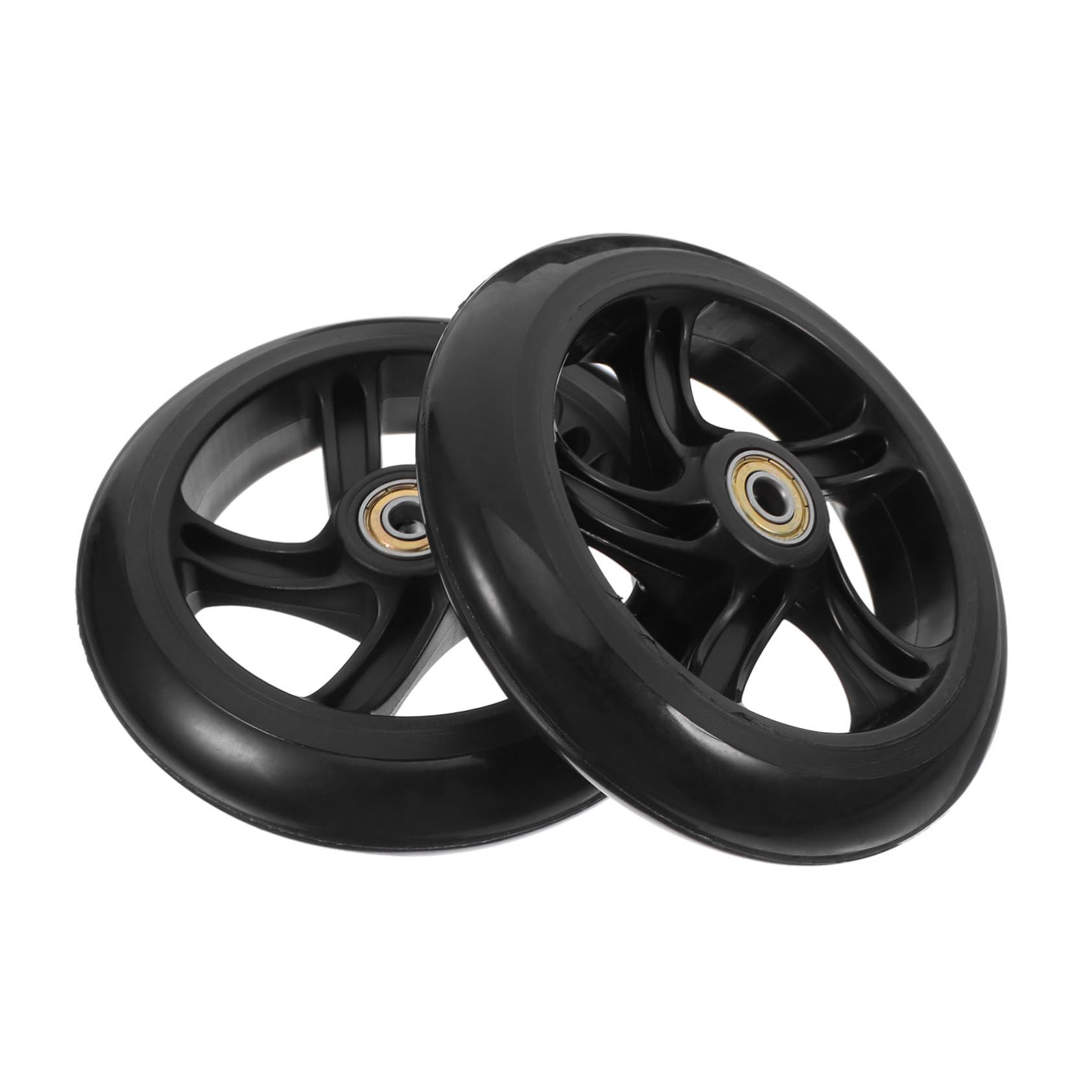 LIOOBO 2pcs Silent Scooter Wheels Replacement Wheels for Skateboards and Scooters Noise Reducing Enhanced Grip for Safety and Control