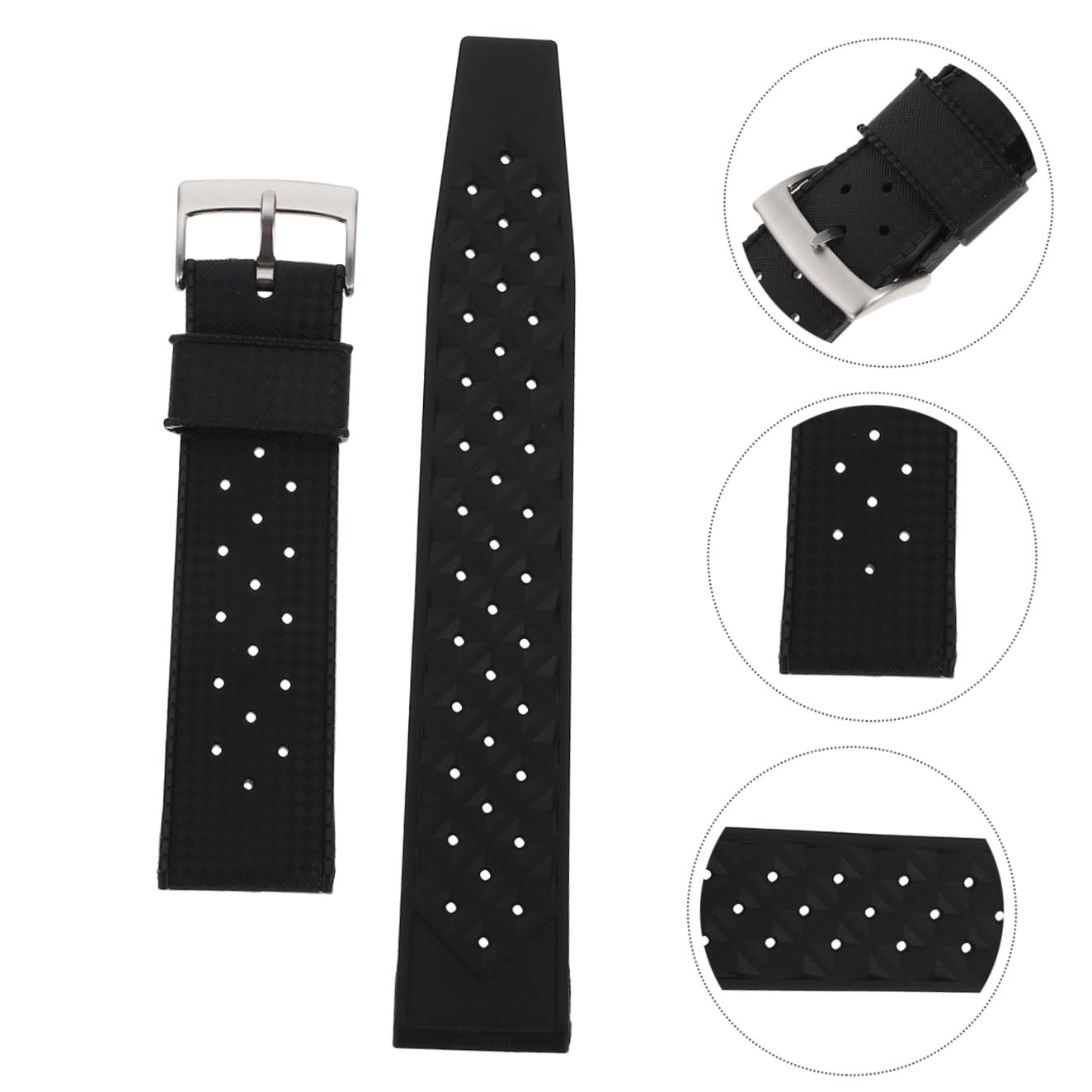Gatuida Ser of 2 Universal Silicone Watch Smartwatch Strap Silicone Smart Bands Soft and