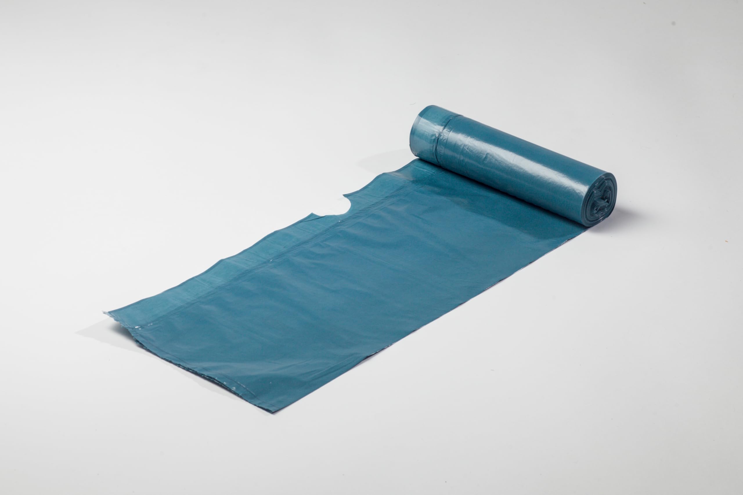 TSP - Bolsas de basura recicladas con cordón (35 L, 90% de residuos post-consumo, certificado Blauer Engel), seguras y resistentes a la rotura, para la recogida de residuos y reciclables (35 litros