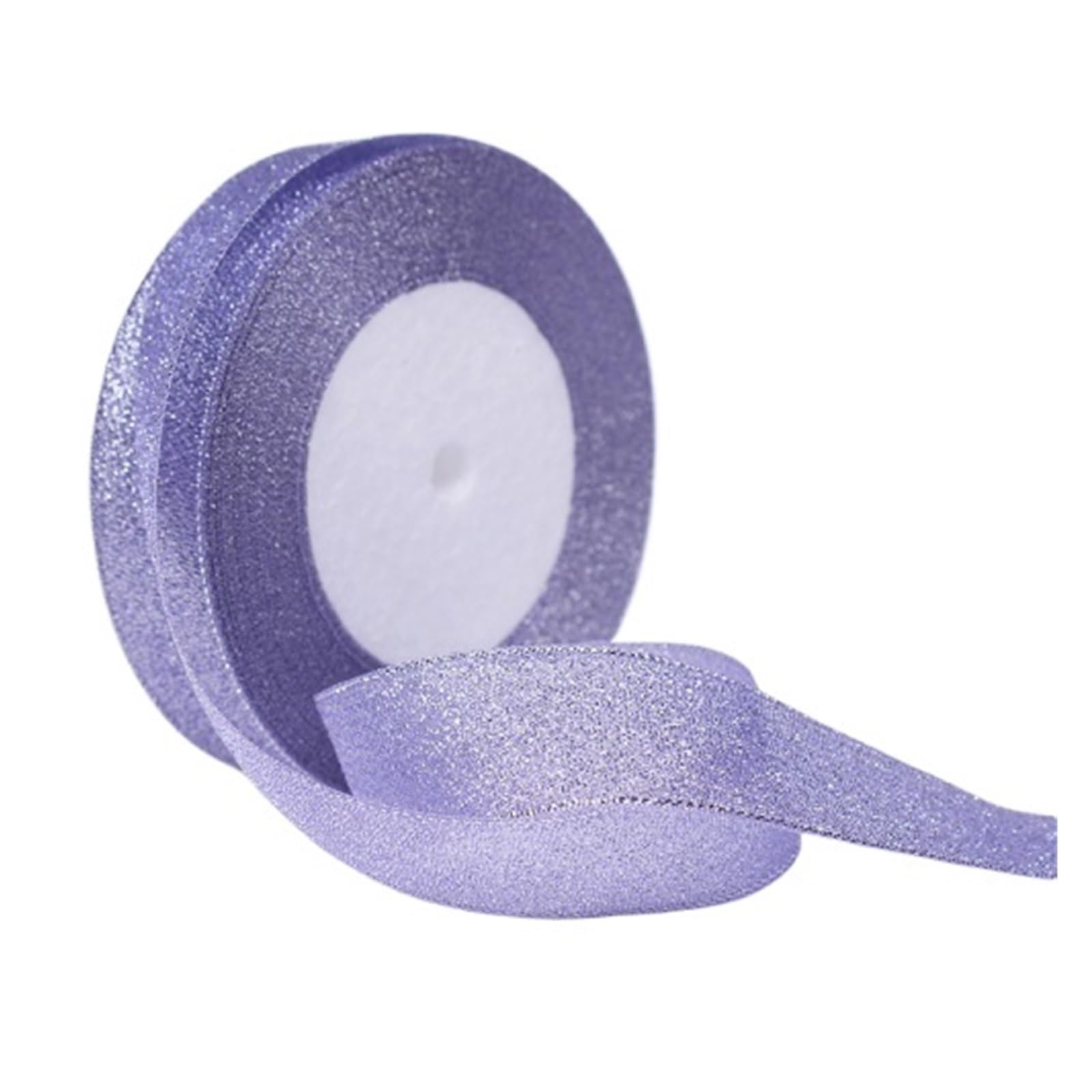Wstążka, wstążki do pakowania prezentów, wstążka zawijania ciasta wielokolorowa 25 mm, 4 sztuki(Light Purple)