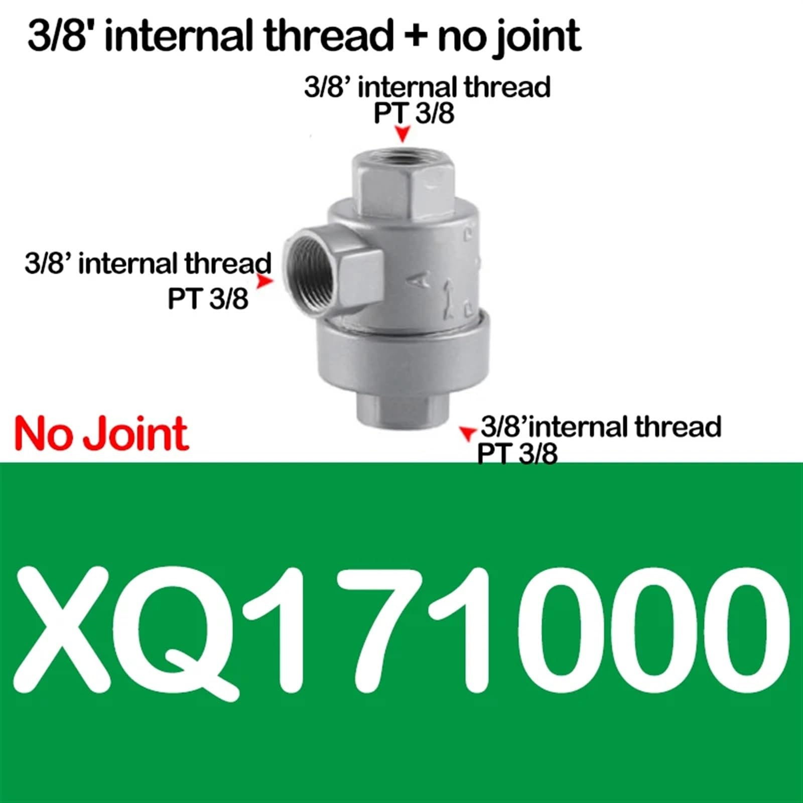 Air Release Valve XQ Quick Exhaust Valve Pneumatic Quick Exhaust Valve XQ171000/XQ170600/XQ171500 Cylinder Speed-Up Accessories(XQ171000)