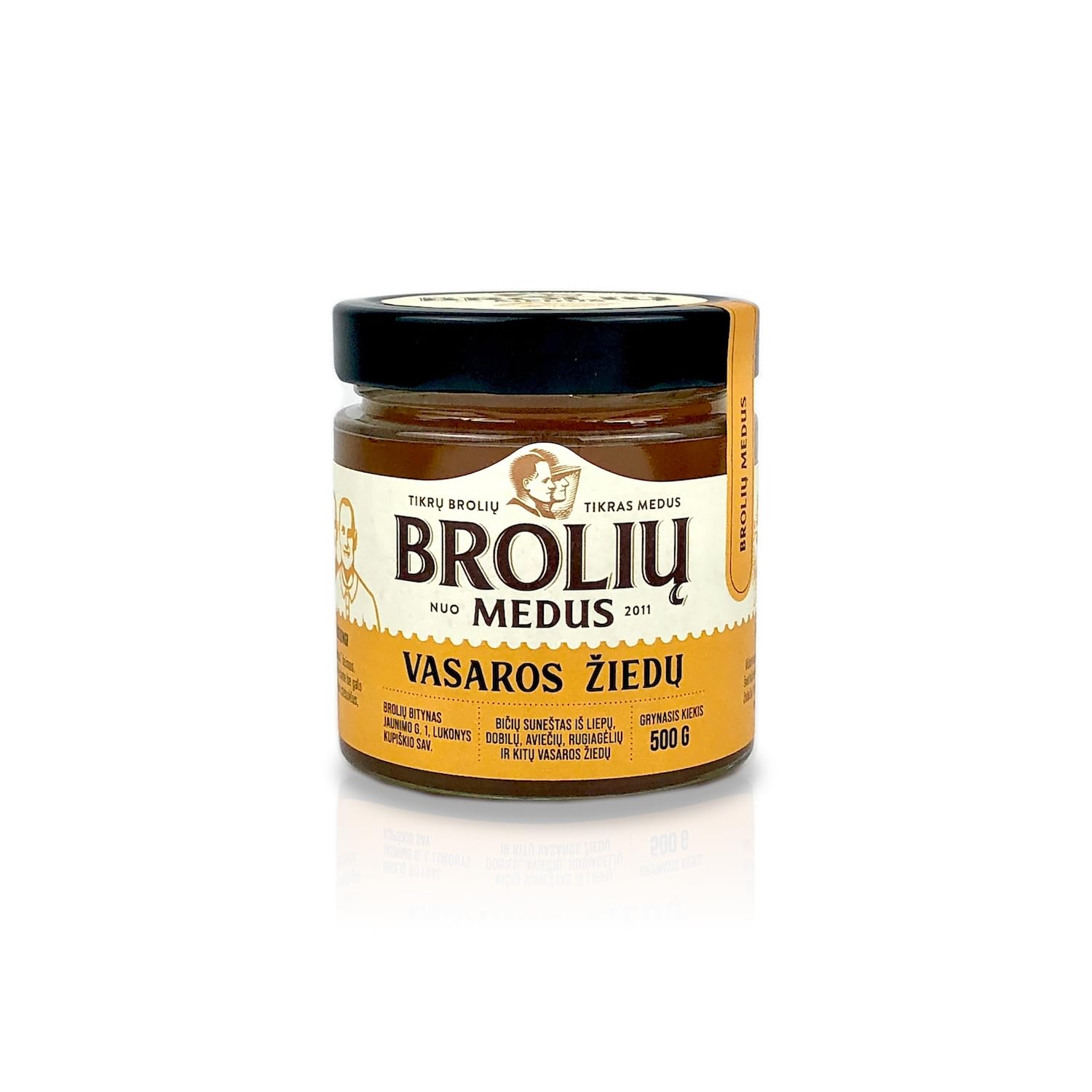 Amazon | Broliu Medus 純粋はちみつ 500g リンデン 夏蜂蜜 サマー