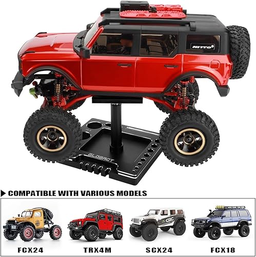 Miniatura 5 de AIYIHOBBY Soporte multifuncional para coche RC Soporte de trabajo RC Soporte de reparación RC Soporte de reparación de rotación de 360 con