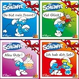  Mini-Bücher Schlümpfe 5-8 (4er Set)