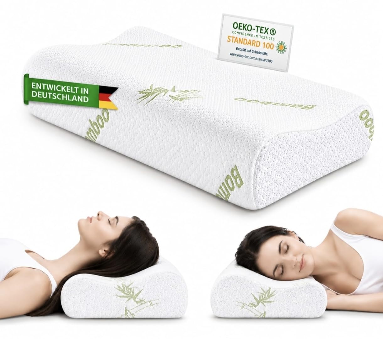 schlafsack für bauchschläfer ENGRUPPE Orthopädisches Kissen – Memory Foam Nackenstützkissen mit Bambusbezug – Ergonomisches Kopfkissen Seiten-, Rücken- & – Atmungsaktiv, Weiß Küche, Haushalt & Wohnen outdoor adventure bag Gear, Worm 29 Teeth, Größe:Big