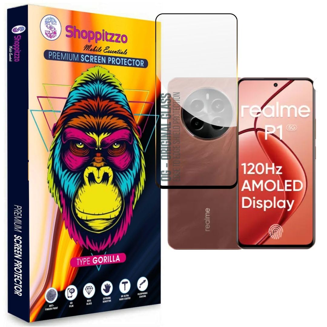 Shoppitzzo Realme Gt 2 (6.62 Inch) **Duraglass**Millitary Grade-Anti Explosion-Tempered Glass/Full Screen Coverage-Edge To Edge/9H Hardness/With Easy Installation Kit(Pack Of 1) (B09HGG948P) Amazon Price History, Amazon Price Tracker