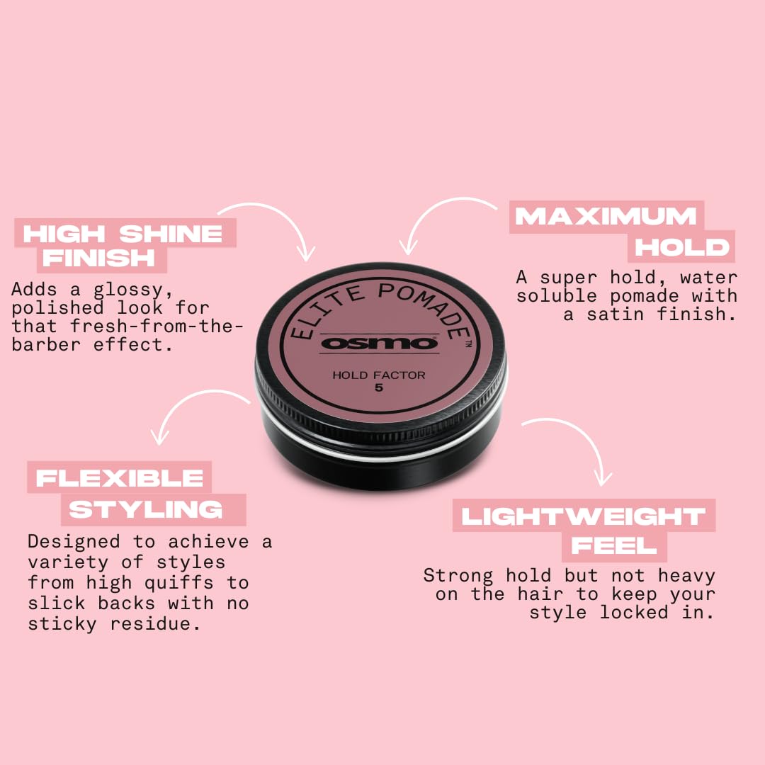 Osmo Elite 'Traveller' Pomade, Off White, 25 ml (Pack of 1) - Image 2