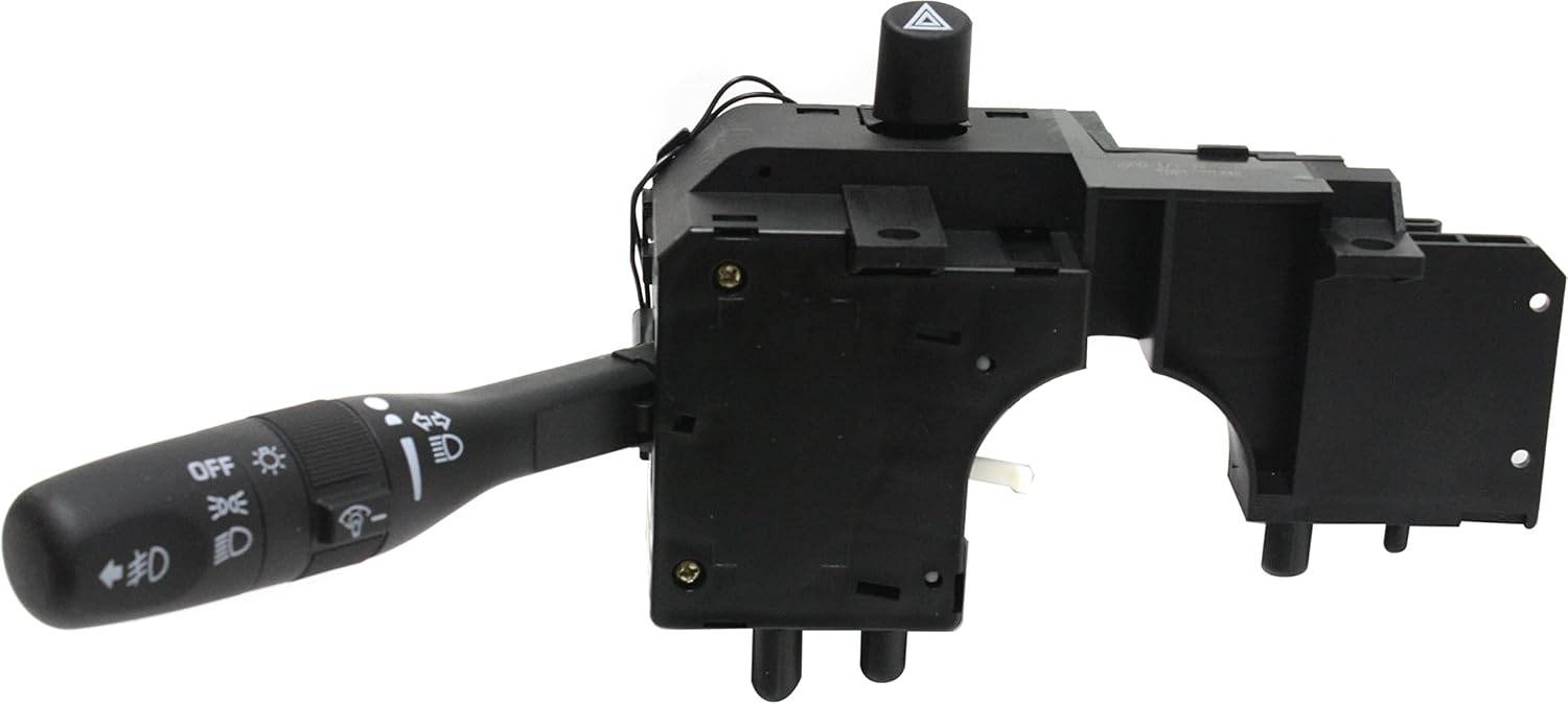 Evan Fischer Turn Signal Switch Headlight Beam Headlight Dimmer Fog Light Compatible with Dodge Neon 2000-2005 Plymouth Neon 2000-2001 with Fog Lights Replaces # CBS1077