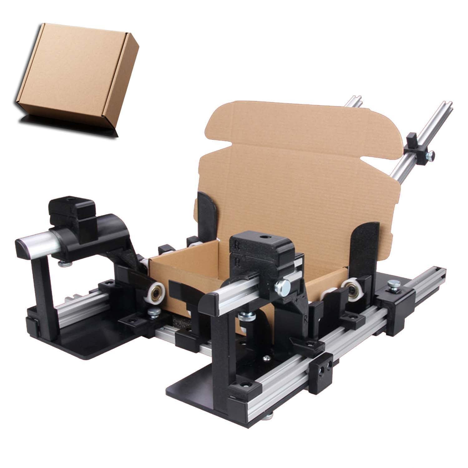 YXZQLOZ Adjustable Aluminum Box Folding Tool for Shipping, Carton Packaging Device with Angle Adjustment, for Packaging Industries and Efficient Shipping Solutions (65 * 25cm)