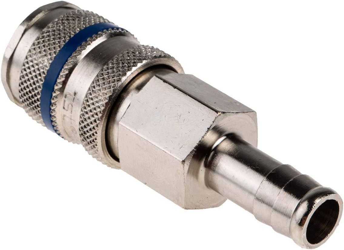 RS ProPneumatic quick release coupling steel, hose coupling, 10 mm CEJN 320, JWL 520, JWL 530, Legris, Parker PEF,