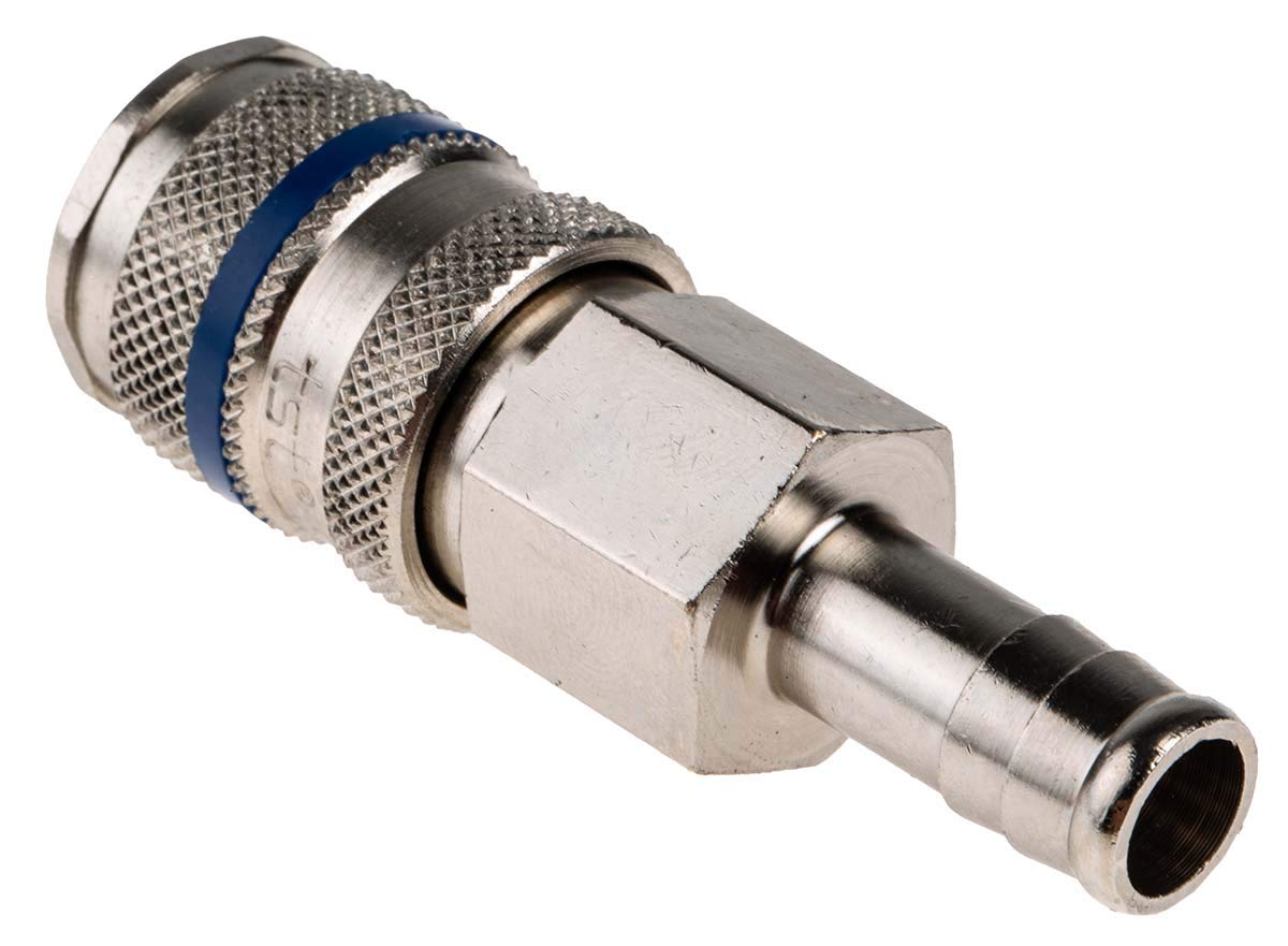RS ProPneumatic quick release coupling steel, hose coupling, 10 mm CEJN 320, JWL 520, JWL 530, Legris, Parker PEF,