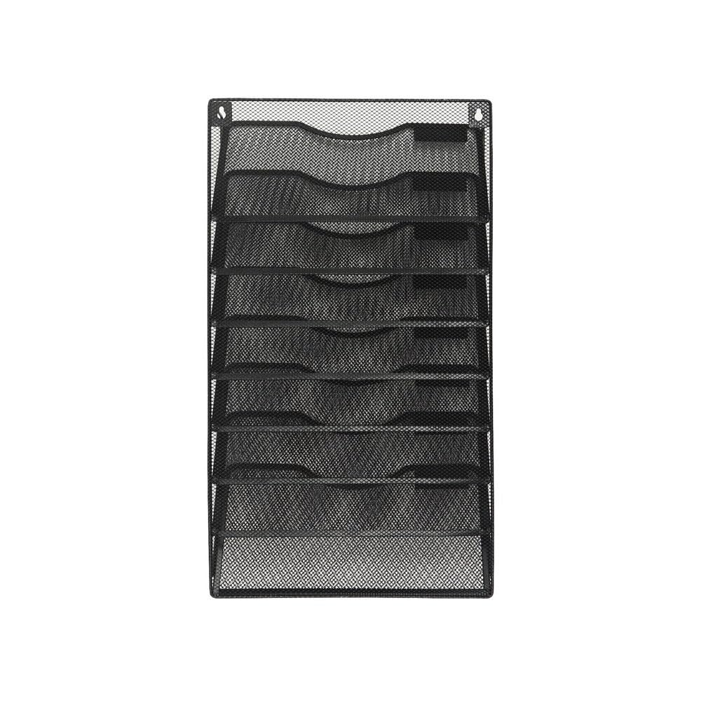 Convenient 8 Tier Magazine Storage Rack, Wall Pocket File Holder, Mail Organiser