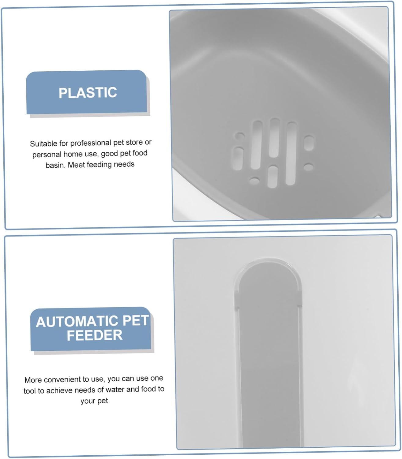 Dog Water Dispenser Automatic Large Cat Bowls Detachable Feed Tool Pet Feeder for Multiple Pets