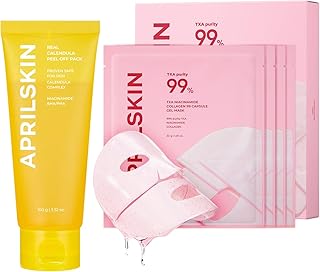 APRILSKIN Peel & Glow Mask Duo: Máscara facia...