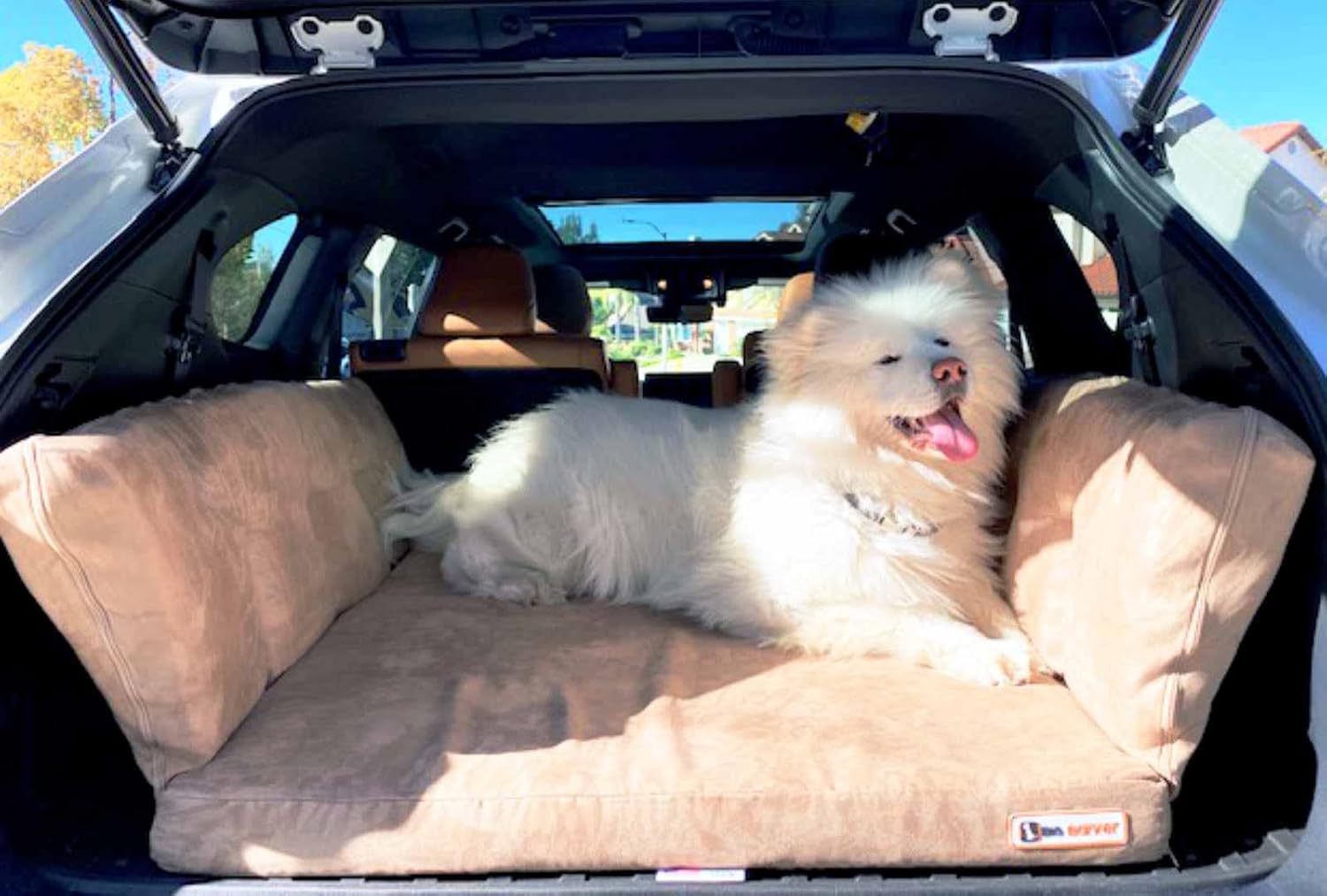 Big Barker Backseat Barker: SUV Edition (Orthopedic Shock-Absorbing Dog Bed for Back of Sport Utility Vehicles)