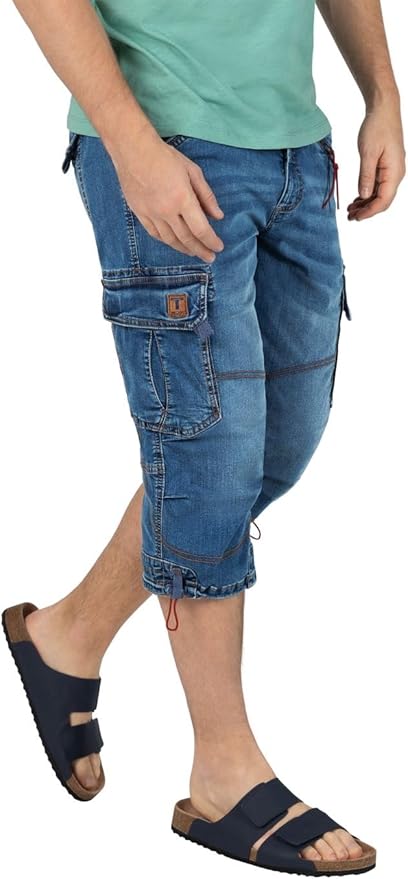JACK & JONES PANTS STUDIO loose fit cargo short JPSTZEUS dusty olive