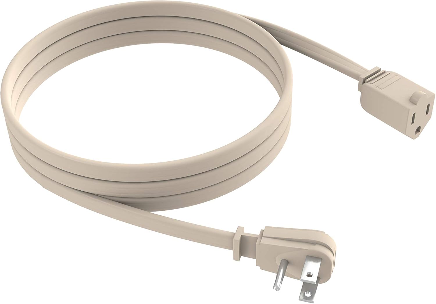 STANLEY 31526 6FT Grounded Heavy Duty Appliance Cord, Beige
