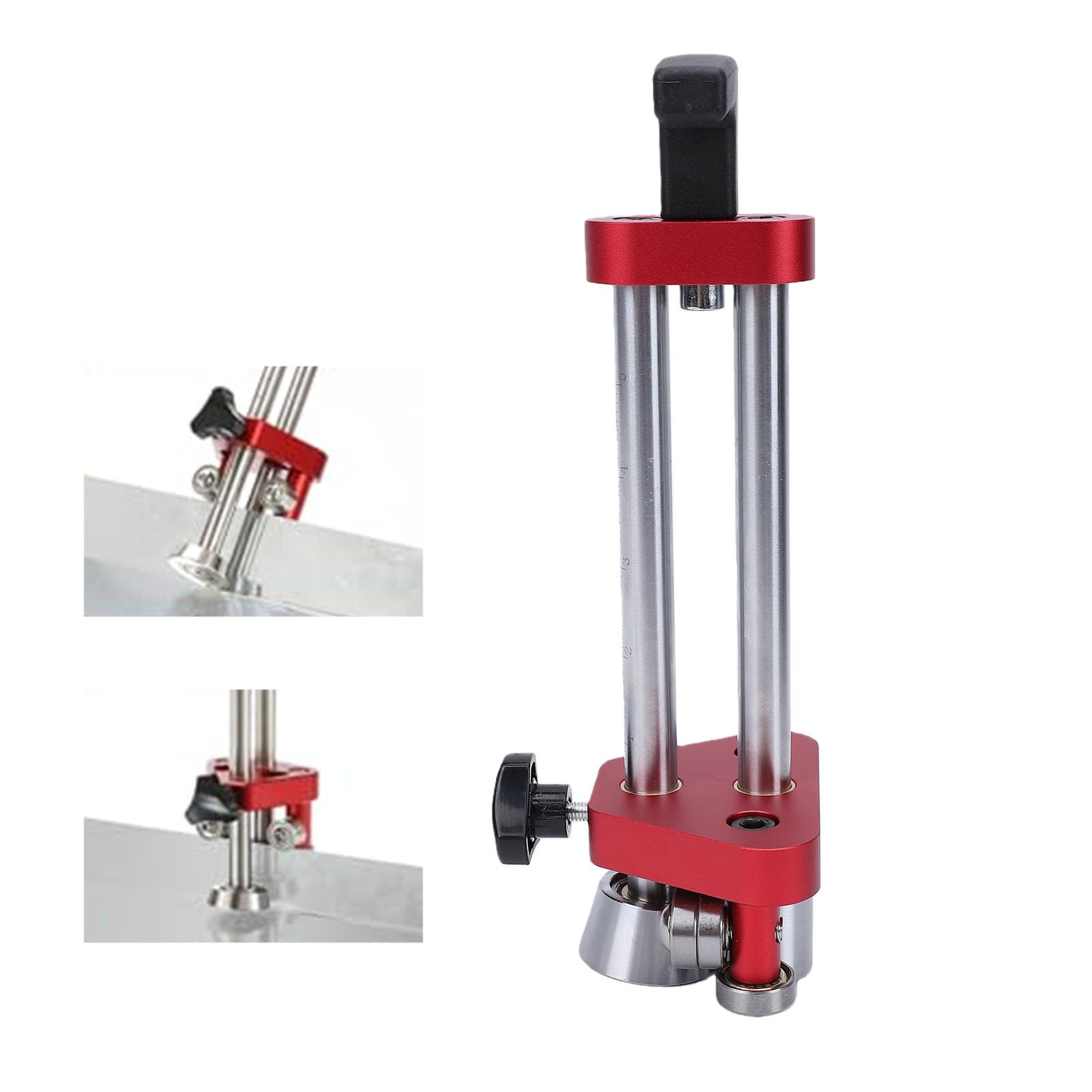 Aramox Cintreuse à Rouleaux de Tôle 7 à 130 Mm Réglable de 0 à 100 Degrés pour Atelier et Fabrication de Métal